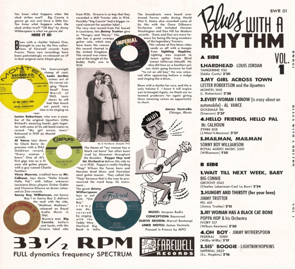 Blues With A Rhythm - Vol. 1