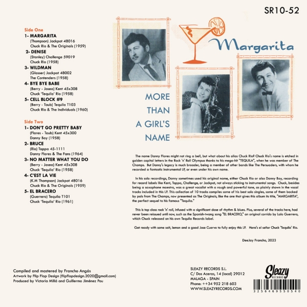 Chuck Rio - Margarita - More Than A Girl's Name